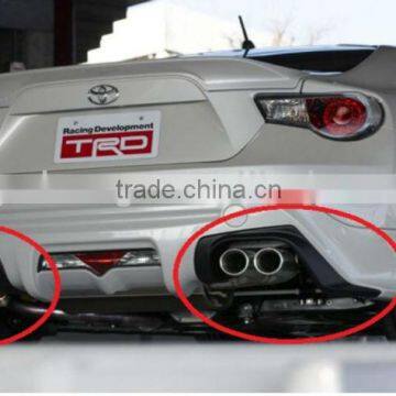 FOR FT86 GT86 Sicon FR-S TRD Style Glass Fiber Rear Bumper Lip Splitter