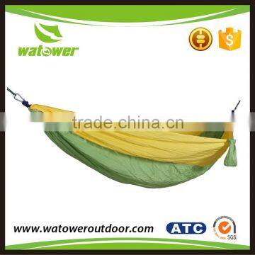 NBWT customized design relaxing in garden hammock swing bed,nylon parachute hammock