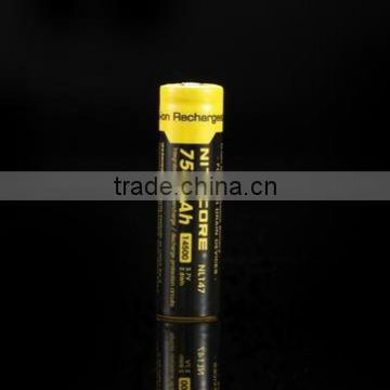 High performance 14500 batteries for e cig from Nitecore NL147