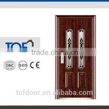 Security metal door iran with glass