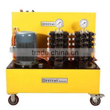 PLC synchronous lifting jack system