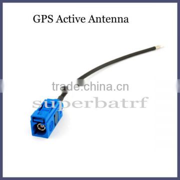 1575MHz RG174 Fakra Blue Connector GPS Antenna