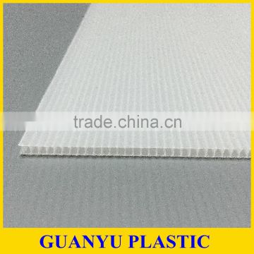 Chinese High Quality 4mm Transparent PP Fluted Sheet with Low price