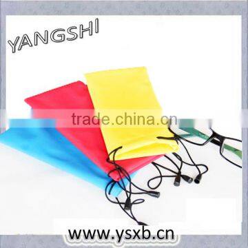 microfiber bag/pouch for glasses MADE IN CHINA