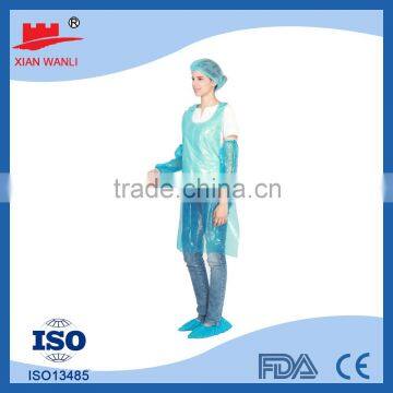 High Quality Xiantao Hospital Apron PP Disposable Polyethylene cheap bulk aprons