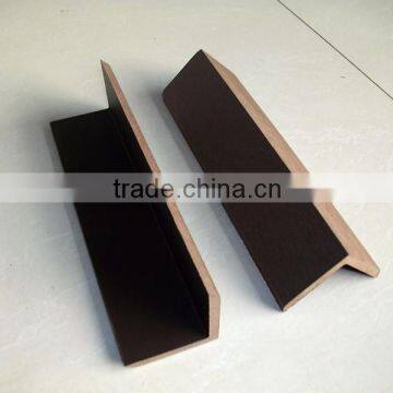 40x40mm wpc decking flooring edge covering sharp edge cover flooring edge trim plastic floor edging