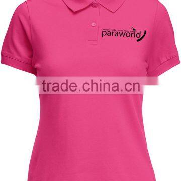 Ladies Customized Polo T shirts With Company Logo