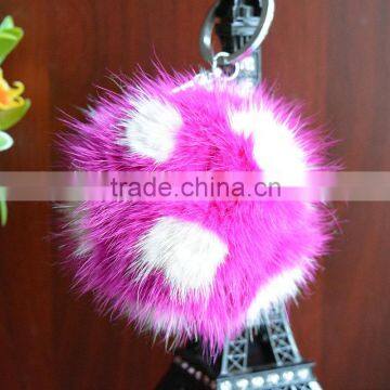 Many Colors Fluffy Keychains