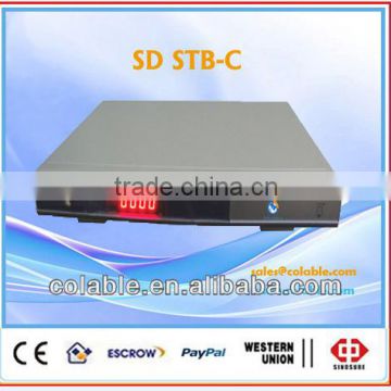 sd dvb-c set top box, support mepg2.mepg4,h.264