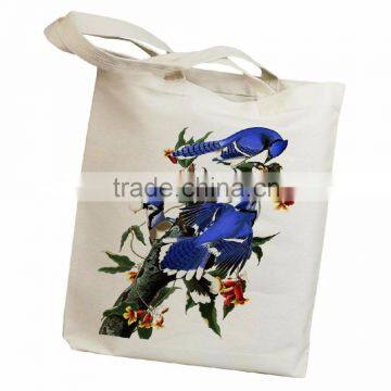 2016 wholesale Canvas tote bags logo/custom full color printed canvas tote bags