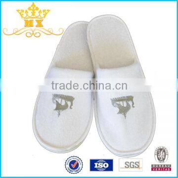 EVA Comfort White Terry Towel Printing Hotel Slipper