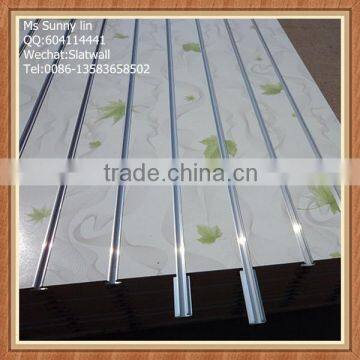 Raw/Melamine MDF slot wood panel