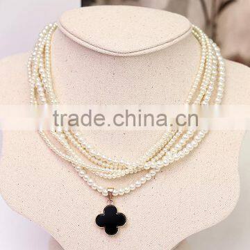 CZ98621 Charm Women Pendant Beads Jewelry Crystal Collar necklace