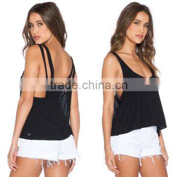 JPSKIRT1508897 Fashion Women Backless Cotton TShirt