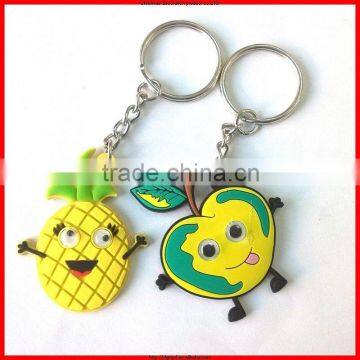 Anime pvc rubber keychain with china maunfacturer