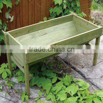 wooden planter