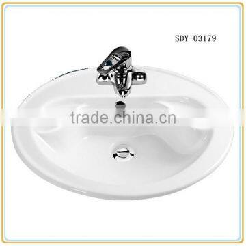 hot sale 22 inch ceramic hand wash sink bathroom above counter basin