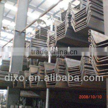 jinxi steel hot rolled steel sheet piles