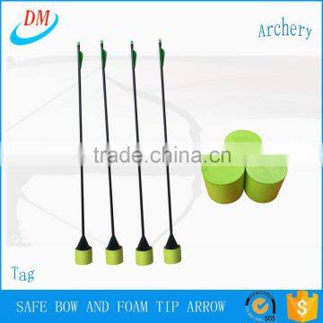 2016 popular foam tip arrow tag from professional factory