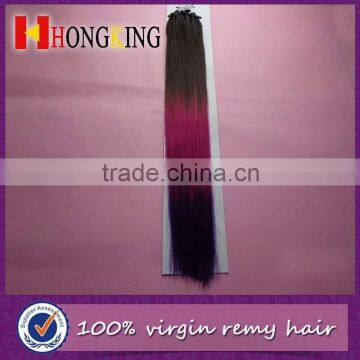 100% Virgin Remy Ombre Micro Loop Ring Hair Extension