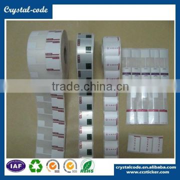 Wholesale fast delivery laminating durable permanent adhesive jewelry label