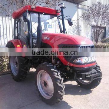 High quality CE certificate DQ554G 55HP 4WD Heavy Farm Tractor with Air conditioning cabin