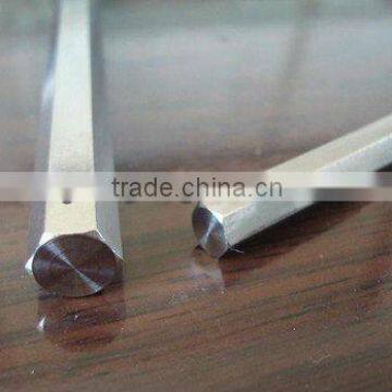 hexangular titanium rod