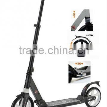 200mm large wheel kick scooter two PU wheel adult scooter