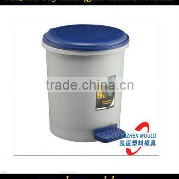 Plastic pedal bin injection mould,trash bin mould