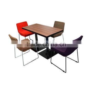 T006 4 seater wood dining table