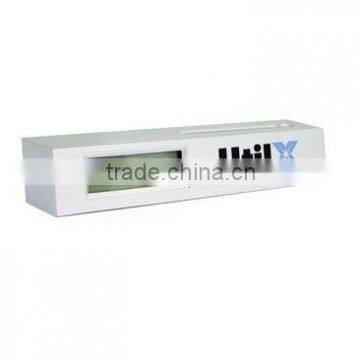 lcd desk clock with led light led light/torch alarm, musical