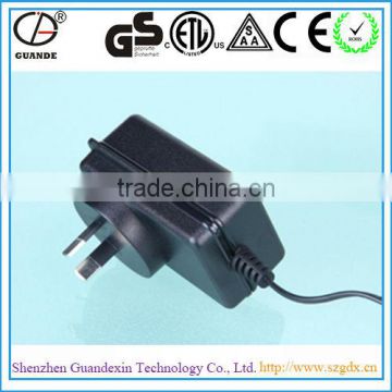 30W RoHS CCC TUV CE CB GS SAA FCC ETL Approved 12V 2A Adaptor