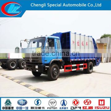 Facoty Make 16T DONGFENG garbage truck 4X2 8cbm diesel type engine dongfeng truck garbage wheel carrier