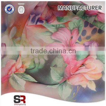 Free Sample 3D Digital Printing Organza Fabric for Fashion Dress Whoesale photo-4