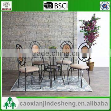 for Import Market Metal Frame Dining Room Furniture Table and Chairs photo-2