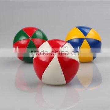 EN71 Sedex Promotion bulk mini small kick balls soft leather juggling balls for children