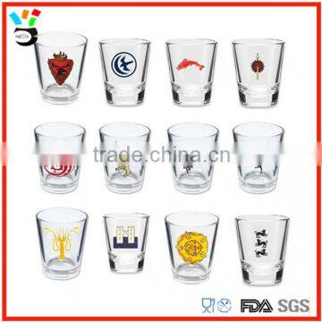 cheap price promotional shot glasse custom