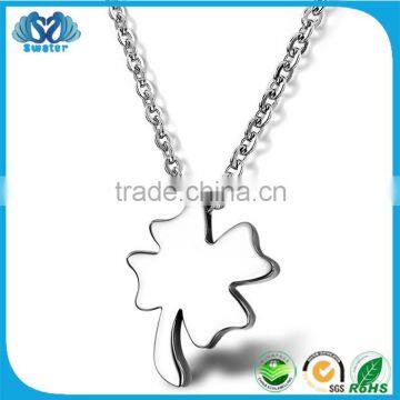  Website Four Leaf Clover Silver Necklace