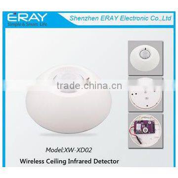 MCU control 360 degree view wireless ceiling infrared detector (HW-XD02))