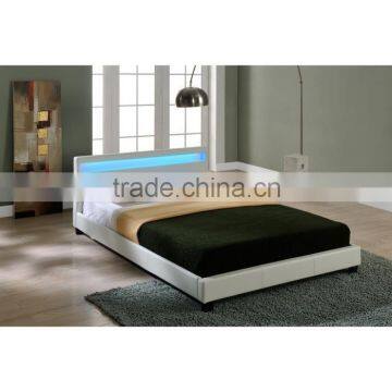 Modern pu Leather Bed Double Leather Bed New Design photo-3