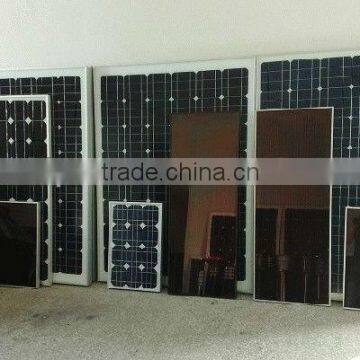 50% Transparent 100W A-Si Thin Film Transparent Solar Panel for Bus Stop