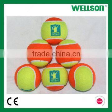 Orange tennis ball