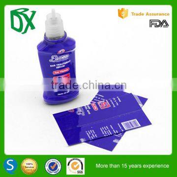 Innovative products for import full colors printing strong adhesive shrink sleeve label for bottle