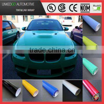 Most popular 1.52*30m car roof vinyl with air bubble free car wrapping