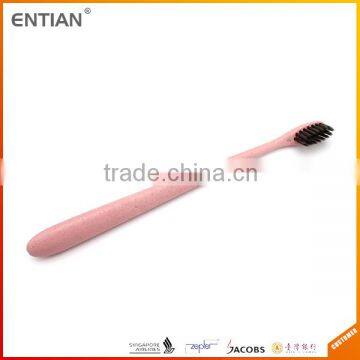 Degradable Fancy Wheat Straw and Plastic Toothbrush photo-5