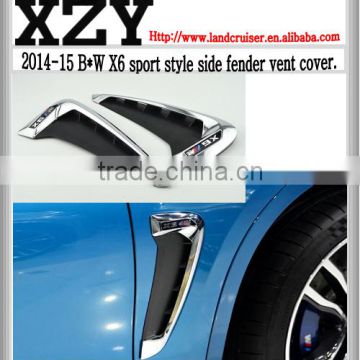 2014-15 B*W X6 sport style side fender vent cover.