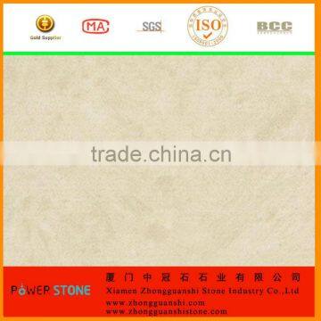 Chinese Artificial Beige White Stone Cheap Marble Tiles Slabs