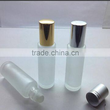 15ml frosted cosmetic glass bottle with cap