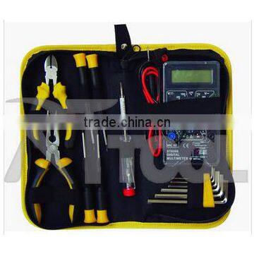 13PCS TOOL SET with the bag ,hammer ,screwdriver electrical tools names