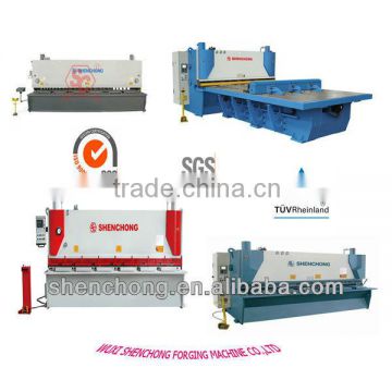 shenchong brand Sheet metal guillotine shear manufacture in china, industry machinery for metal fabrication QC11Y